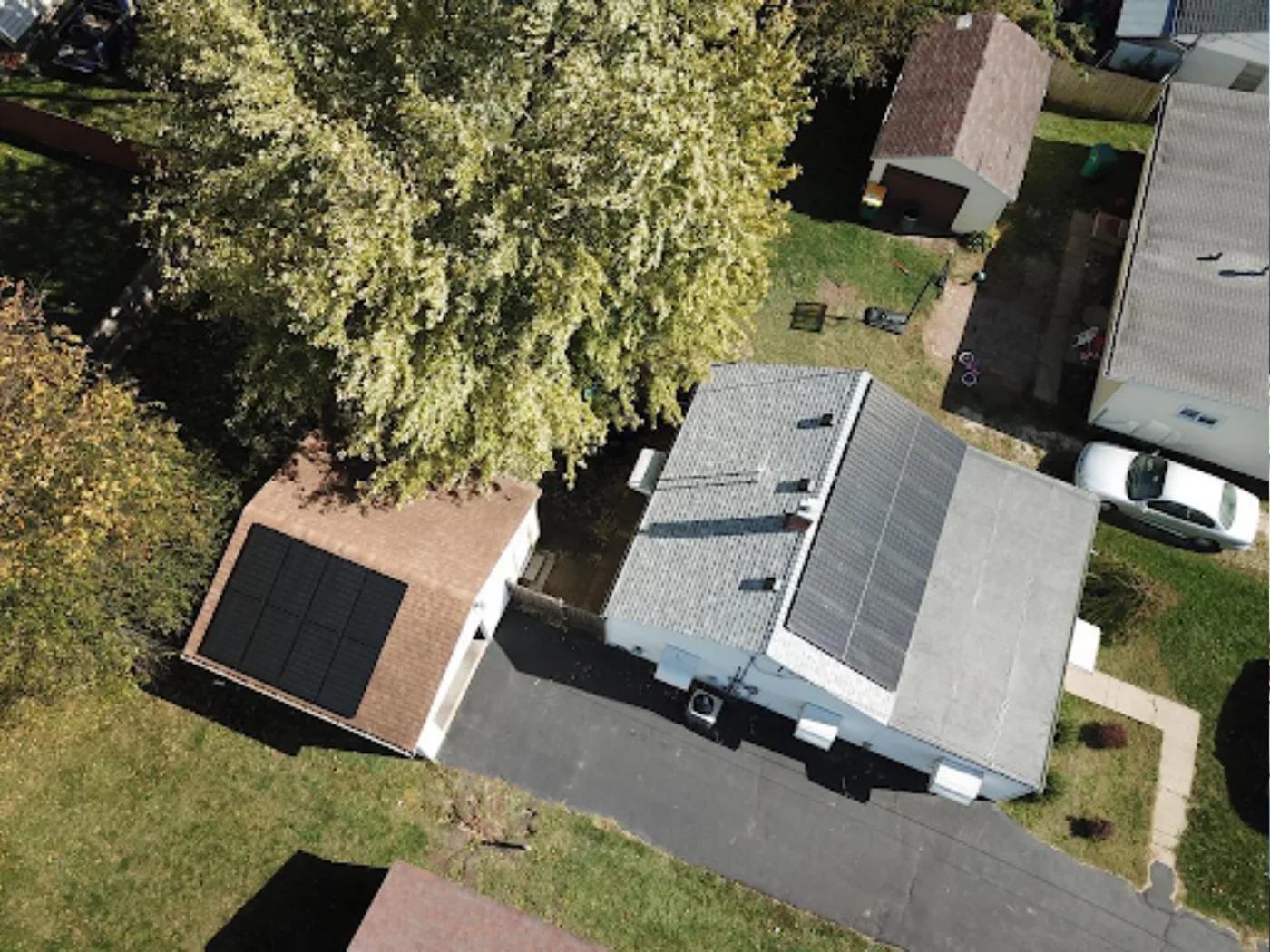 Completed NationPro USA solar installation