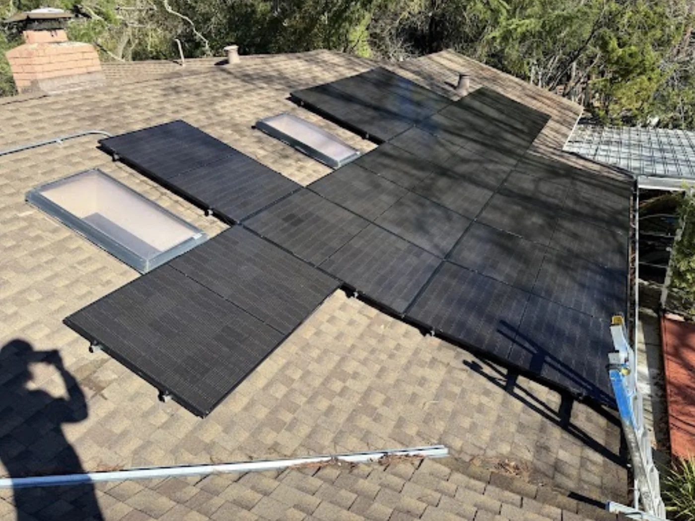 Completed NationPro USA solar installation