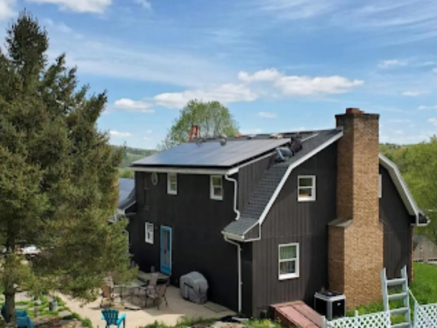 Completed NationPro USA solar installation
